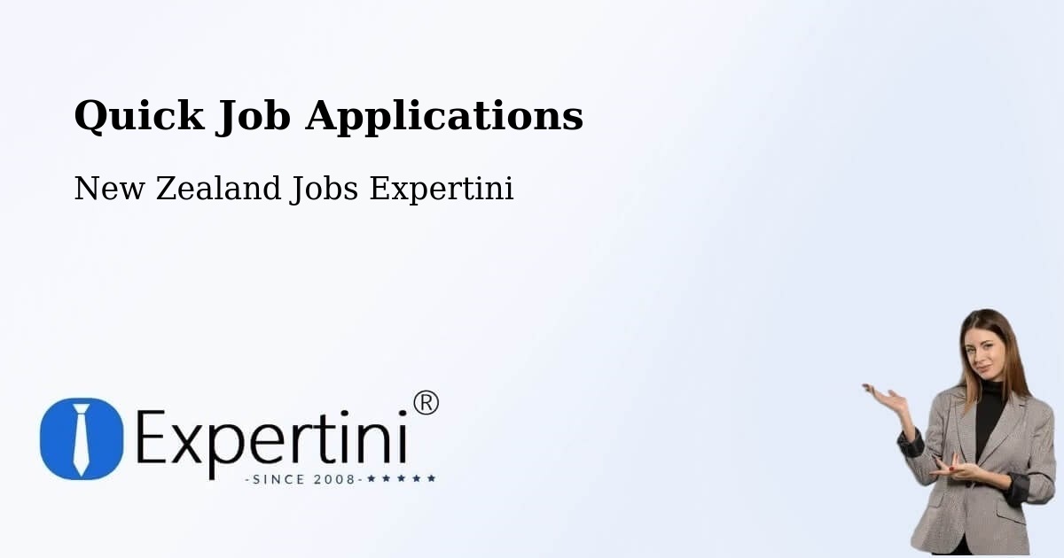 Quick Job Applications - New Zealand Jobs Expertini